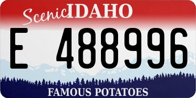 ID license plate E488996