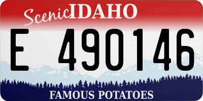 ID license plate E490146