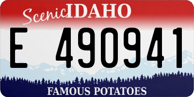 ID license plate E490941