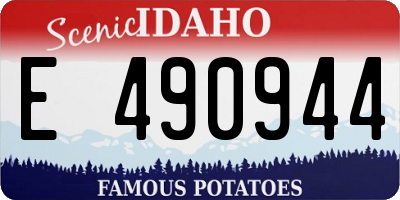 ID license plate E490944