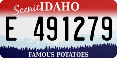 ID license plate E491279