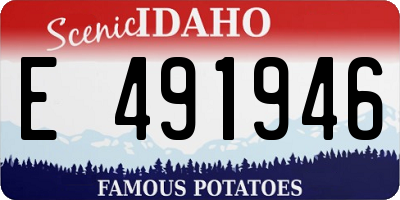 ID license plate E491946