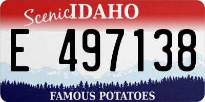 ID license plate E497138