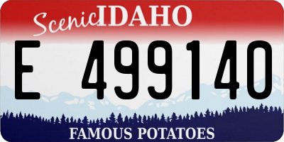 ID license plate E499140