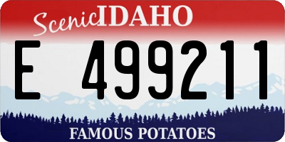 ID license plate E499211
