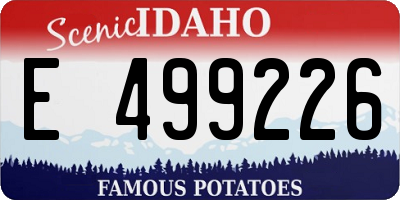 ID license plate E499226