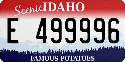 ID license plate E499996