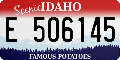 ID license plate E506145