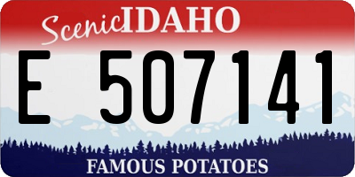 ID license plate E507141