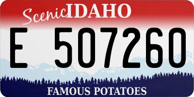 ID license plate E507260
