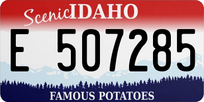 ID license plate E507285