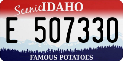 ID license plate E507330