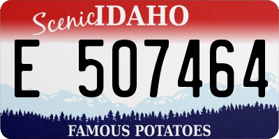 ID license plate E507464