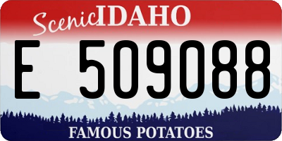 ID license plate E509088