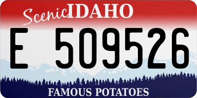 ID license plate E509526