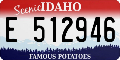 ID license plate E512946