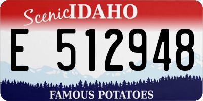 ID license plate E512948