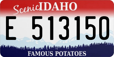 ID license plate E513150