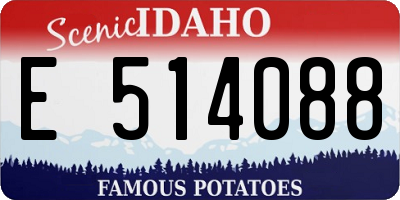 ID license plate E514088