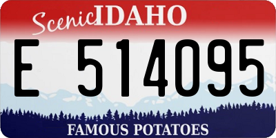 ID license plate E514095