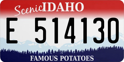 ID license plate E514130