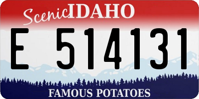 ID license plate E514131