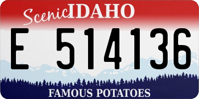 ID license plate E514136