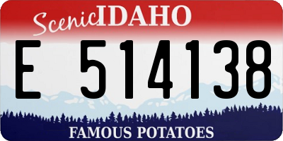 ID license plate E514138
