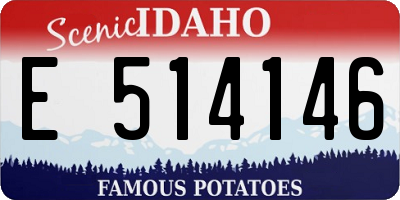 ID license plate E514146