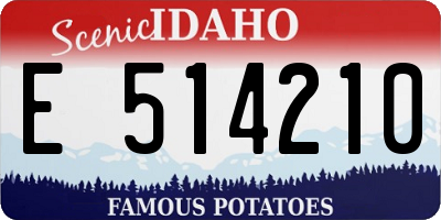 ID license plate E514210