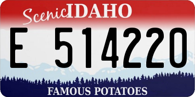 ID license plate E514220