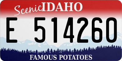 ID license plate E514260