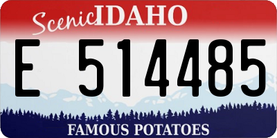ID license plate E514485