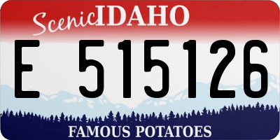 ID license plate E515126