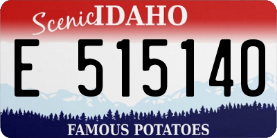 ID license plate E515140