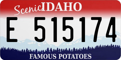 ID license plate E515174