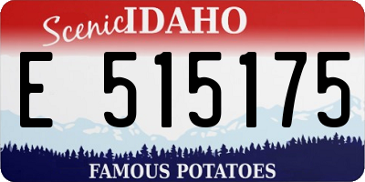 ID license plate E515175