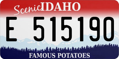 ID license plate E515190