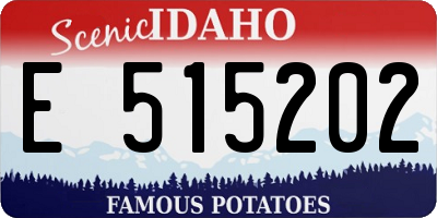 ID license plate E515202