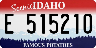 ID license plate E515210
