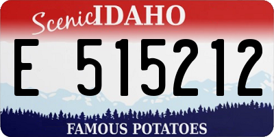ID license plate E515212