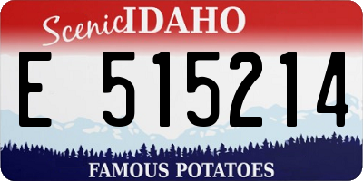 ID license plate E515214