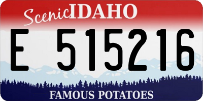 ID license plate E515216