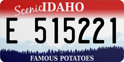 ID license plate E515221
