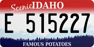 ID license plate E515227