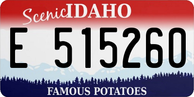 ID license plate E515260