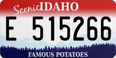 ID license plate E515266