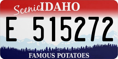 ID license plate E515272