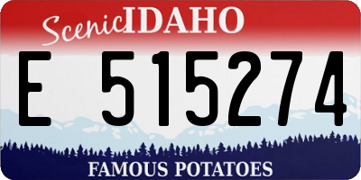 ID license plate E515274