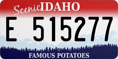 ID license plate E515277